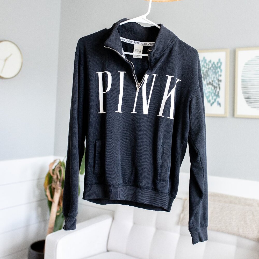 PINK Zipper Sweatshirt